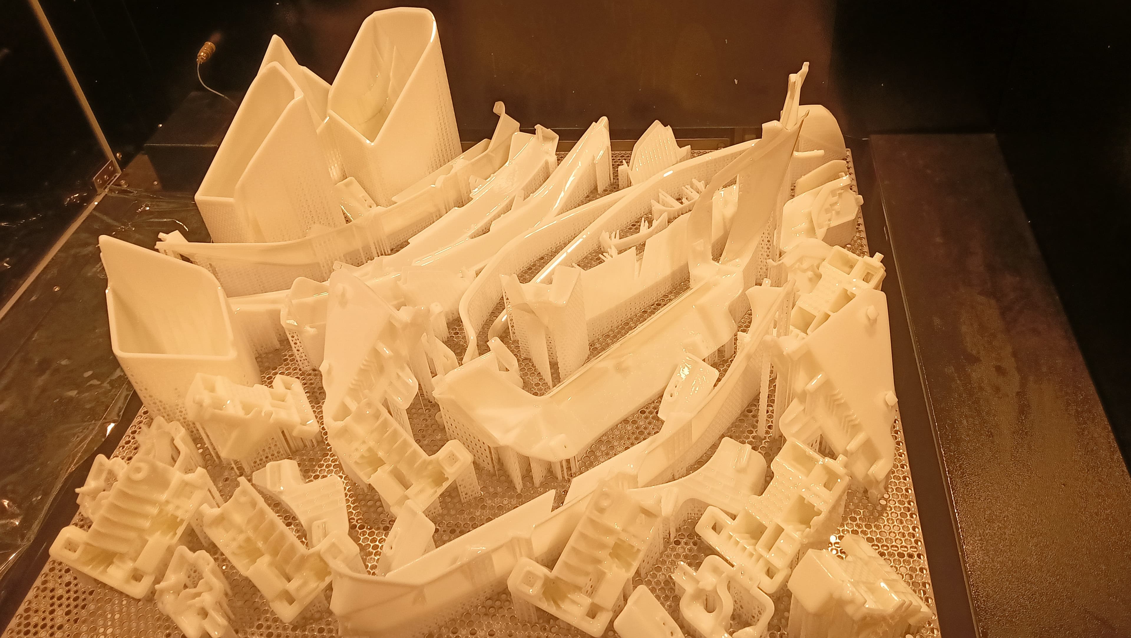 Full-scale vehicle form model prepared for evaluation
